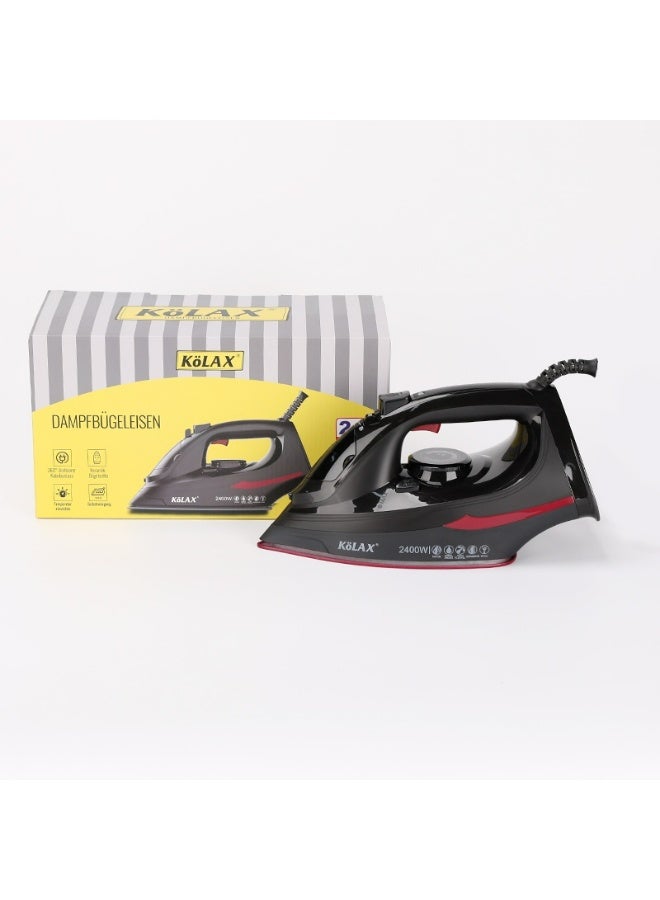 Kolax Steam Iron 2400W Ceramic Soleplate 400ml Water Tank - Image 1